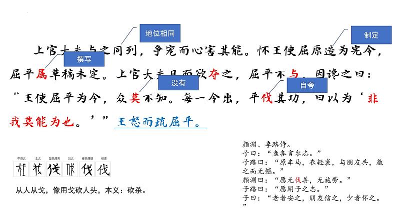 《屈原列传》课件2022-2023学年统编版高中语文选择性必修中册05