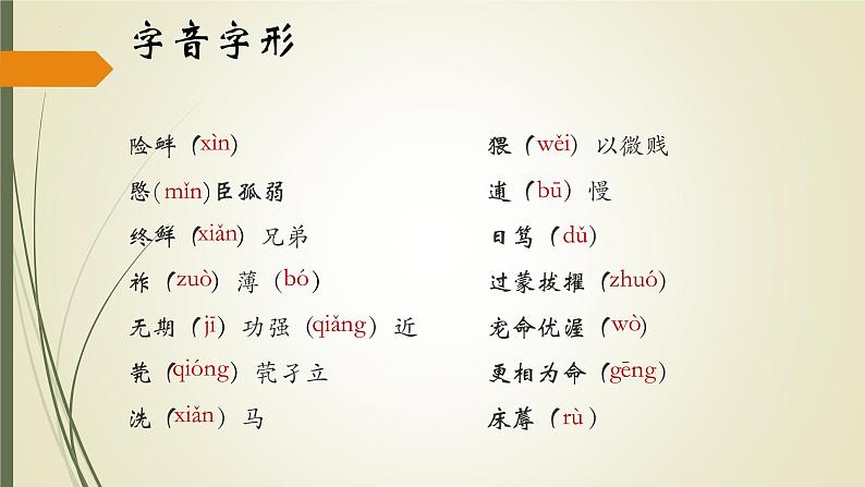 9-1《陈情表》课件 2021-2022学年统编版高中语文选择性必修下册05