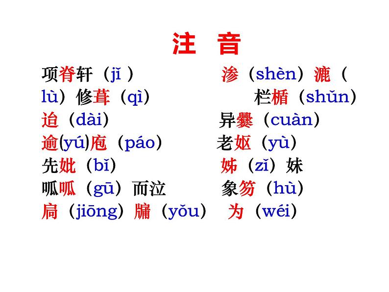 《项脊轩志》课件统编版高中语文选择性必修下册第6页