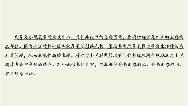 新高考语文考点3  小说的形象  课件第3页