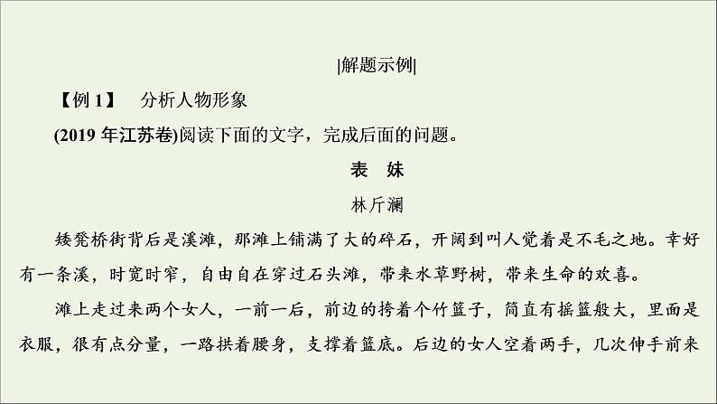 新高考语文考点3  小说的形象  课件第8页