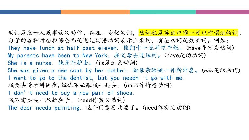 中职高考英语（语文版）一轮复习语法专项课件：动词05