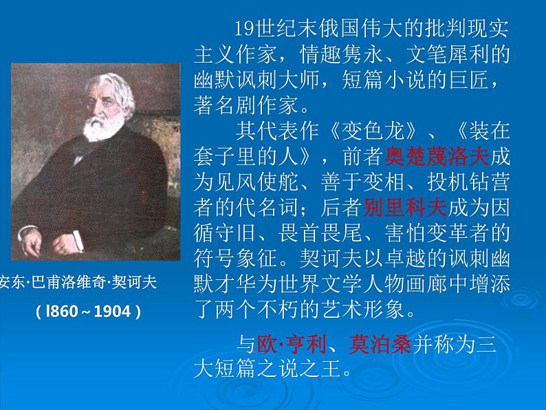 13.2《装在套子里的人》课件2022-2023学年统编版高中语文必修下册第3页