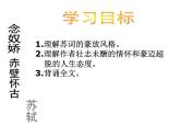 2022-2023学年统编版高中语文必修上册9.1《念奴娇·赤壁怀古》课件