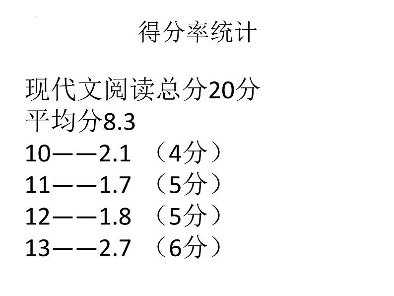 2023届高考语文复习：现代阅读答题规范 课件05