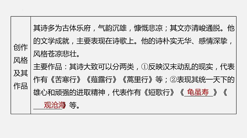 单元复习03第三单元【过知识】-2022-2023学年高一语文单元复习（统编版必修上册）第7页