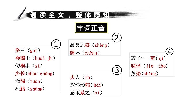 高中语文统编版选择性必修下册：10.1《兰亭集序》课件第8页