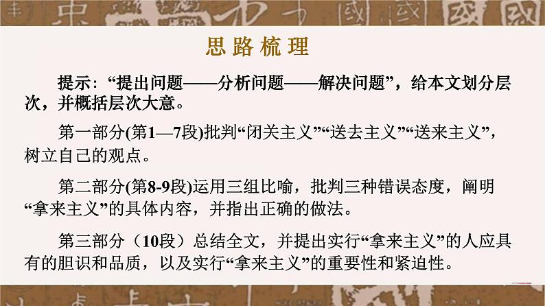 部编版高一语文必修上册《拿来主义》（课件）第4页