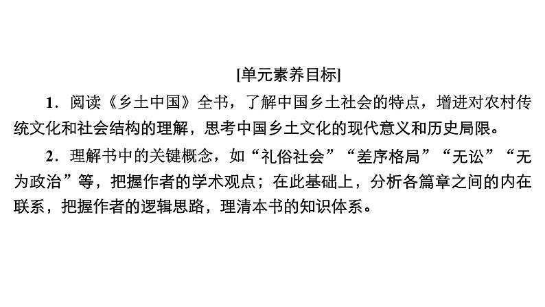 新教材-高中语文-必修（上册）--整本书阅读　《乡土中国》（精品课件）第3页