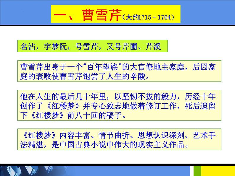 整本书阅读《红楼梦》课件  2022-2023学年统编版高中语文必修下册第2页