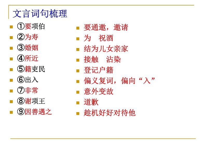 3《鸿门宴》课件  2022-2023学年统编版高中语文必修下册第8页