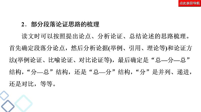 新高考语文复习任务群1 任务2　论证分析题——厘清论证思路，辨明论证方法 课件—2021年高考语文二轮复习强化08