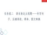 新高考语文复习任务群7 任务组2　任务1　补写句子——扣话题，明逻辑 课件—2021年高考语文二轮复习强化