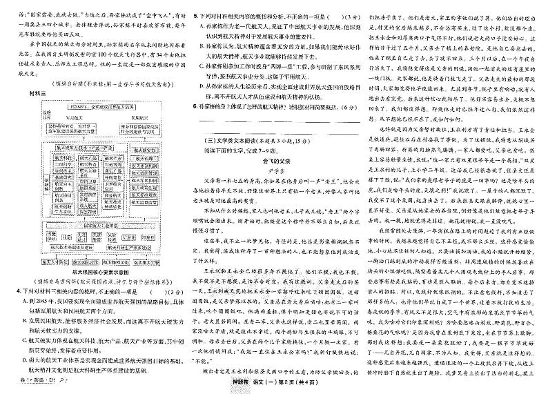 2023年《高考快递》押题卷-语文（全国卷）-试卷第2页