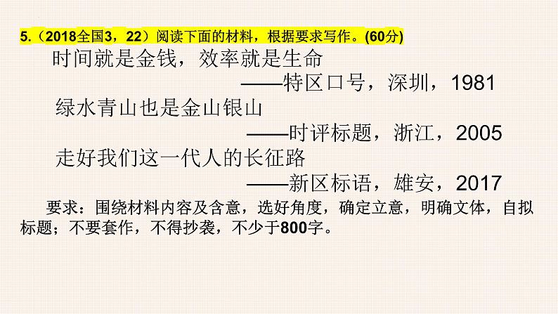 2023届高考语文专题复习之议论文写作专项 课件第7页