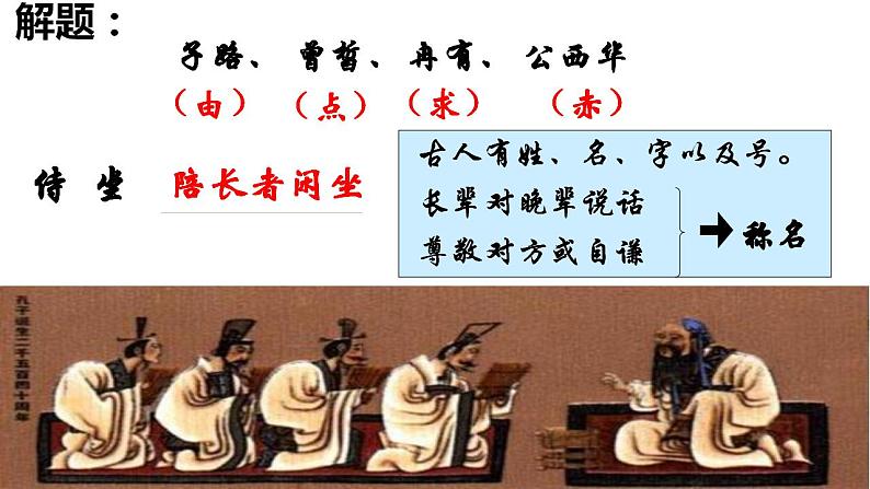 1.1《子路、曾皙、冉有、公西华侍坐》课件 2022-2023学年统编版高中语文必修下册第6页