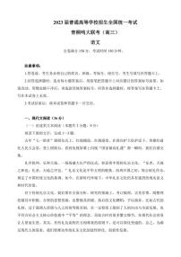 河南省青桐鸣2023届高三2月联考语文试题