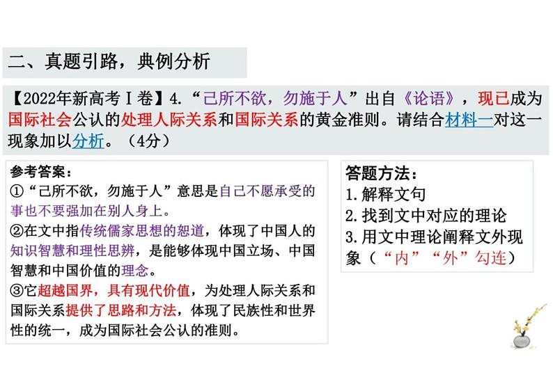 2023届高考语文复习-信息类文本情境化主观题解题思路+课件第8页