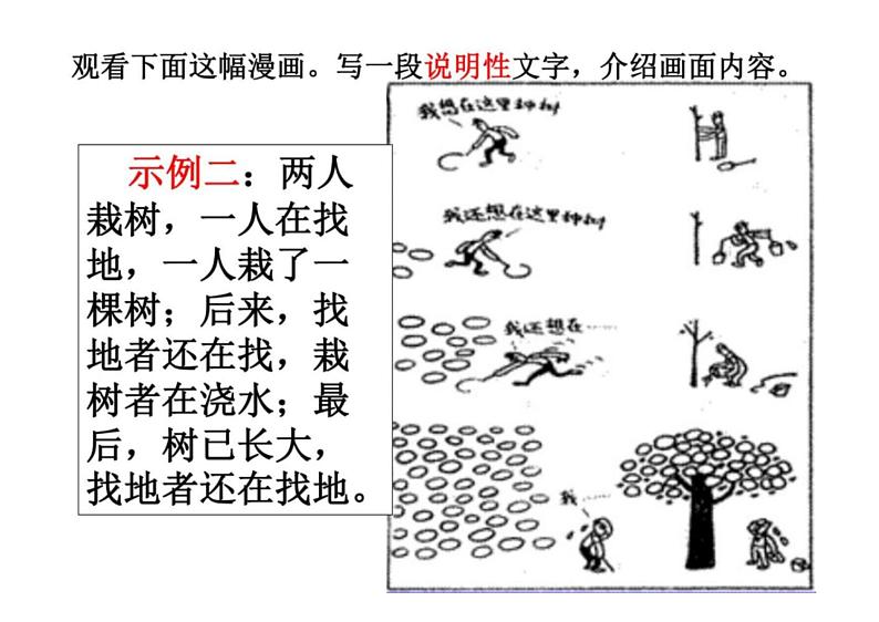 2023届高考复习-图文转换之漫画的解读+课件07