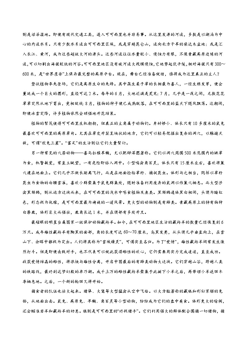 2023年高考语文押题卷01（江苏卷）（考试版）A4第2页