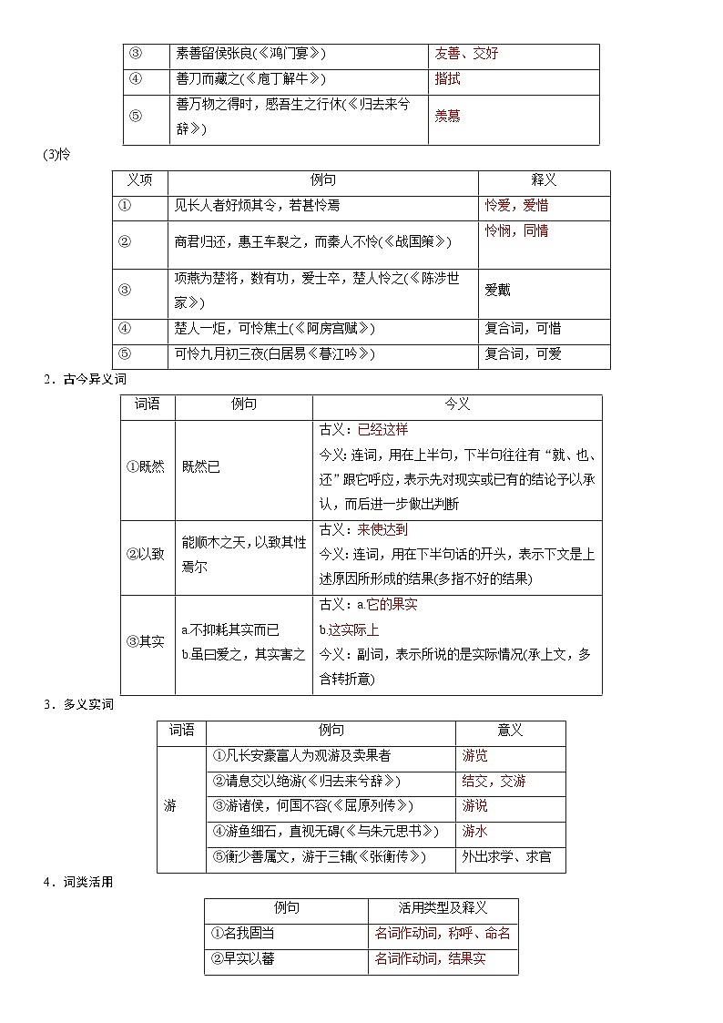 语文一轮复习之《种树郭橐驼传》第3页