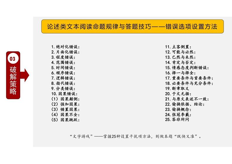 2023届高考语文复习-论述类文本阅读文意判断选择题专项突破优质课件第5页