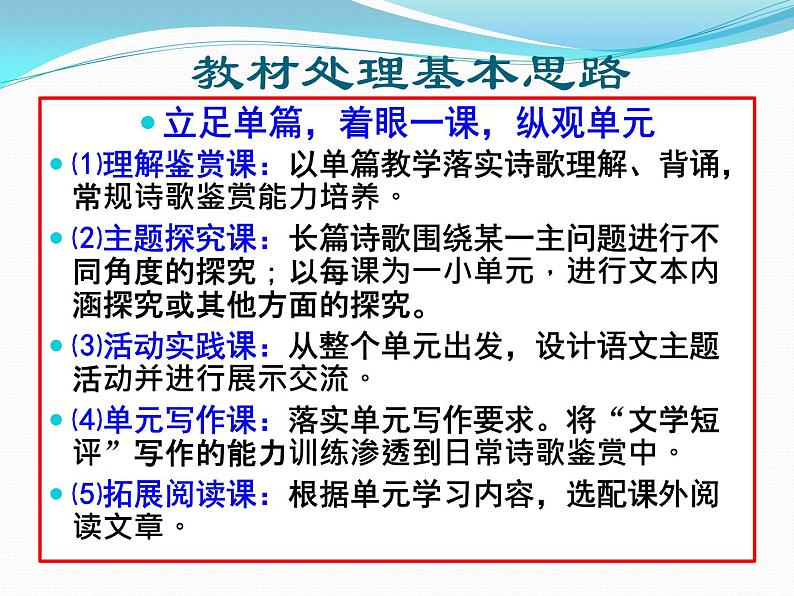 部编版高中语文新教材培训---必修上册第三单元教学实施策略课件PPT第3页