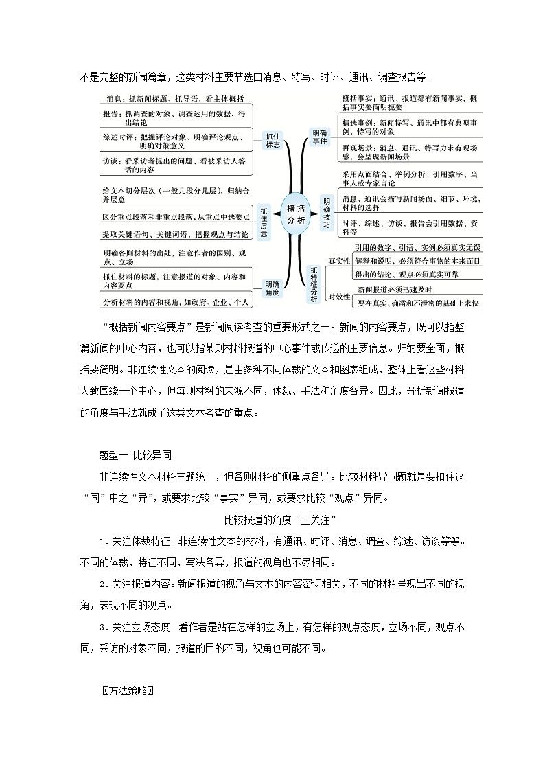 统考版2023届高考语文全程一轮复习第四部分实用类文本阅读专题七非连续性实用类文本阅读学案三新闻报告等文本的阅读第3页