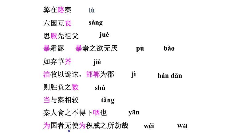 16.2《六国论》课件 2022-2023学年统编版高中语文必修下册08