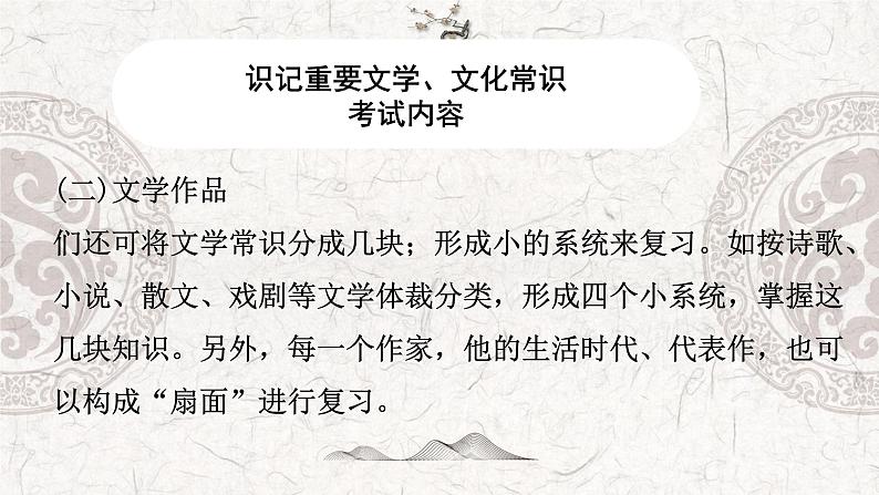 专题02 识记重要的文学、文化常识——2023年高中语文学业水平考试专项精讲+测试（新教材统编版）04