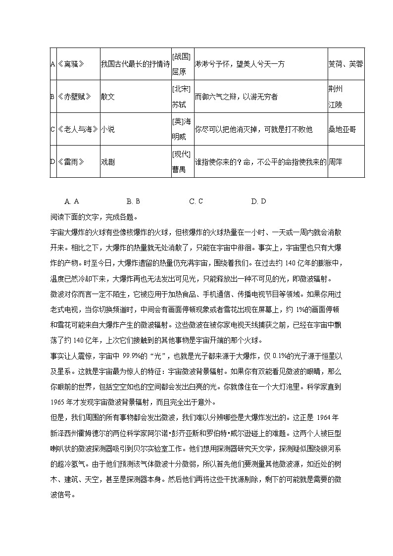 2023年天津市重点学校高考语文模拟试卷第2页