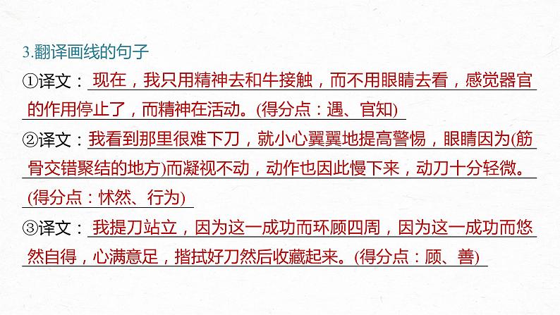 《庖丁解牛》-2023年新高考语文文言文复习之课内精选篇目梳理课件PPT第7页