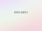 新教材2023版高中语文古诗词诵读桂枝香金陵怀古课件部编版必修下册