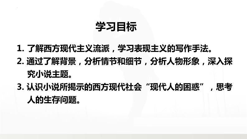 《变形记（节选）》课件2022-2023学年统编版高中语文必修下册02