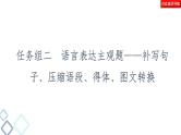 高考语文二轮复习强化课件复习任务群7 任务组2　任务4　图文转换——把握细节，分类突破