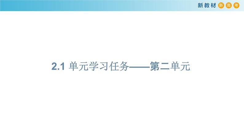 高中语文必修上册第二单元《单元学习任务》教学课件-统编版01