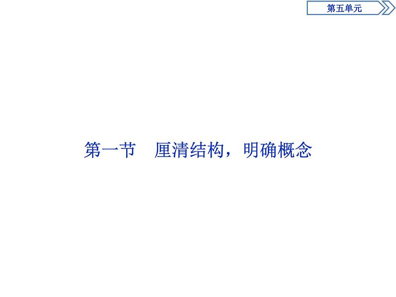 高中语文必修上册第五单元第一节《厘清结构，明确概念》教学课件-统编版06