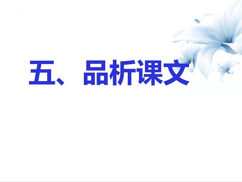 3.1《百合花》课件2023-2024学年统编版高中语文必修上册第7页