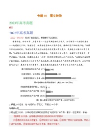 2021-2023年高考语文真题分项汇编（全国通用）语文文字运用专题08图文转换（Word版附解析）