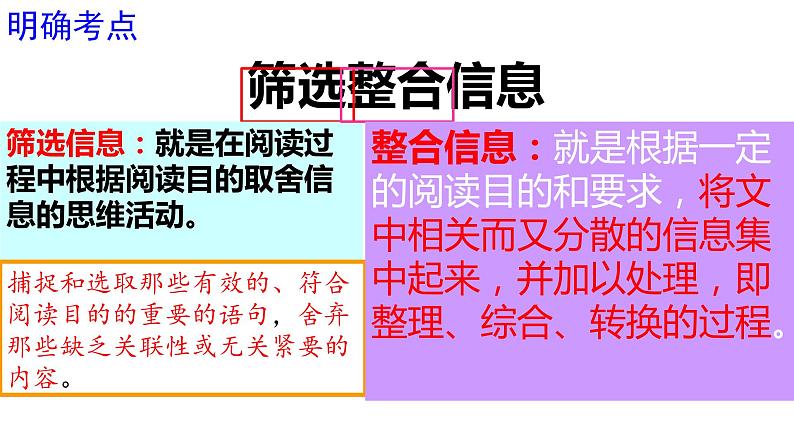 2024届高考语文复习-信息类文本阅读-筛选整合文本信息 课件第4页