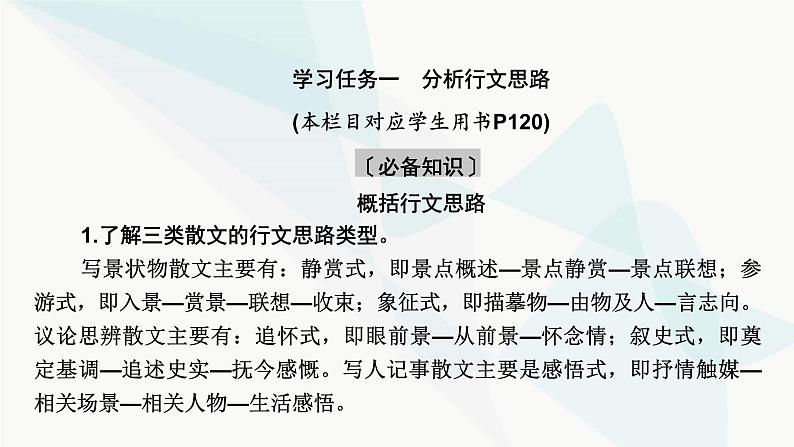 2024届高考语文一轮复习第3章散文阅读2第一节结构思路——文思有路，遵路识真课件第4页