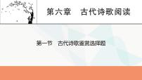 2024届高考语文一轮复习第6章古代诗歌阅读2第1节古代诗歌鉴赏选择题课件