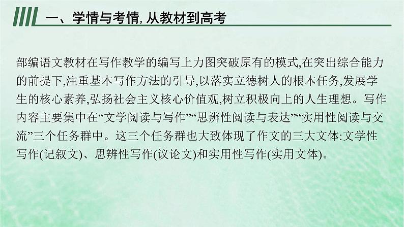 适用于新教材2024版高考语文一轮总复习第四部分写作任务群九高考作文写作指导与训练课件部编版04