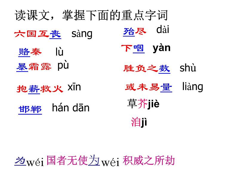 统编版高中语文-必修下册-六国论（精品课件）第8页