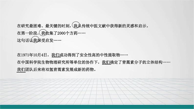 统编版高中语文-必修下册-青蒿素人类征服疾病的一小步高（精品课件）第6页