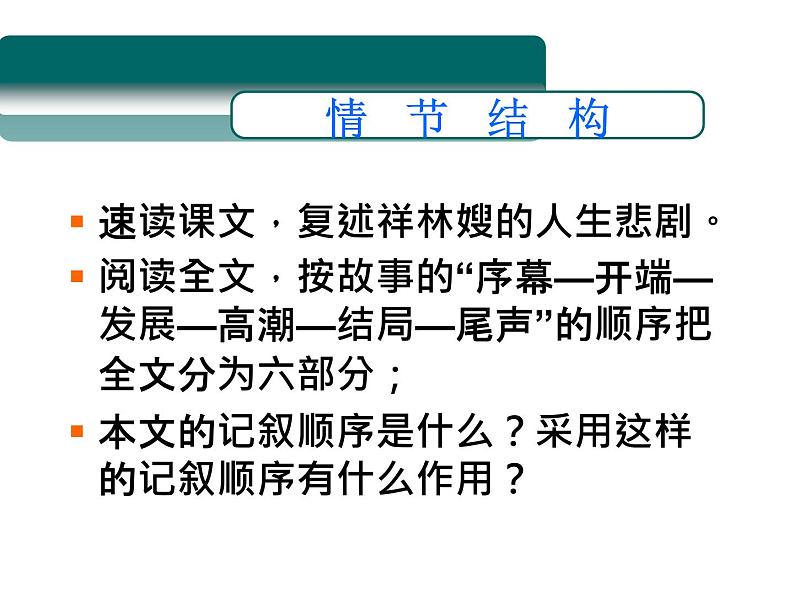 统编版高中语文-必修下册-祝福-优质课课件PPT第3页