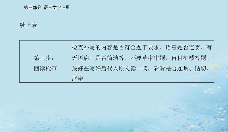 2023高考语文二轮专题复习与测试第三部分精准突破三变换句式补写句子课件第6页