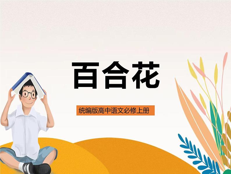 统编版高中语文必修上册3 百合花 课件第1页