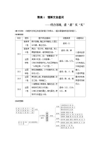 高考语文复习--学案42　微案1　理解文言虚词——结合语境，虚“虚”实“实”