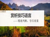 高考语文一轮复习--小说阅读 课时17　赏析技巧语言——精准判断，夸尽效果（精品课件）